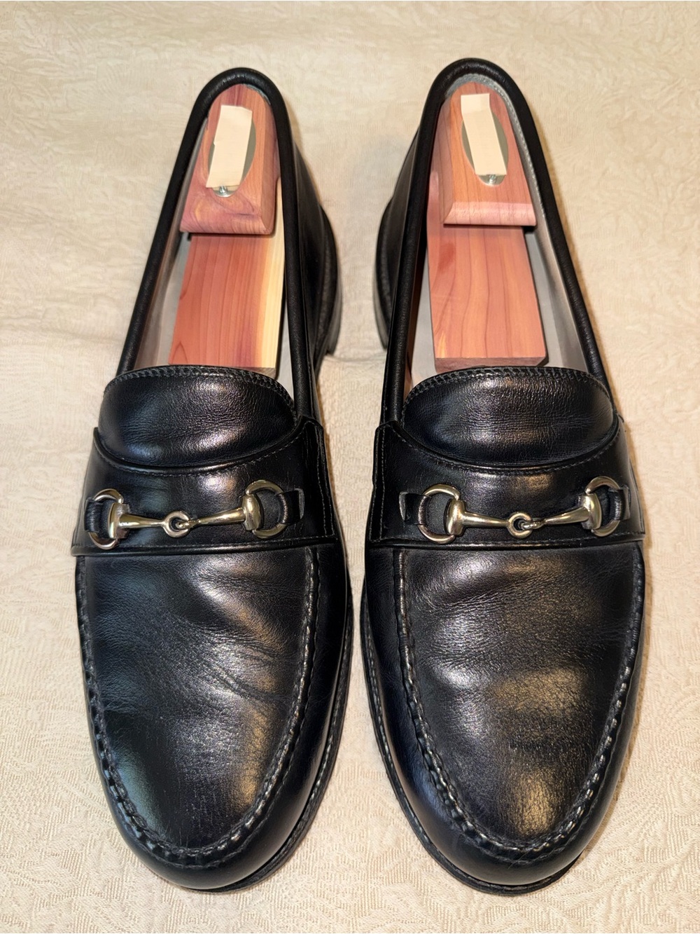 ALDEN 5727f New England Black Leather DRESS Shoe HORSE BIT Loafer w/B Heel